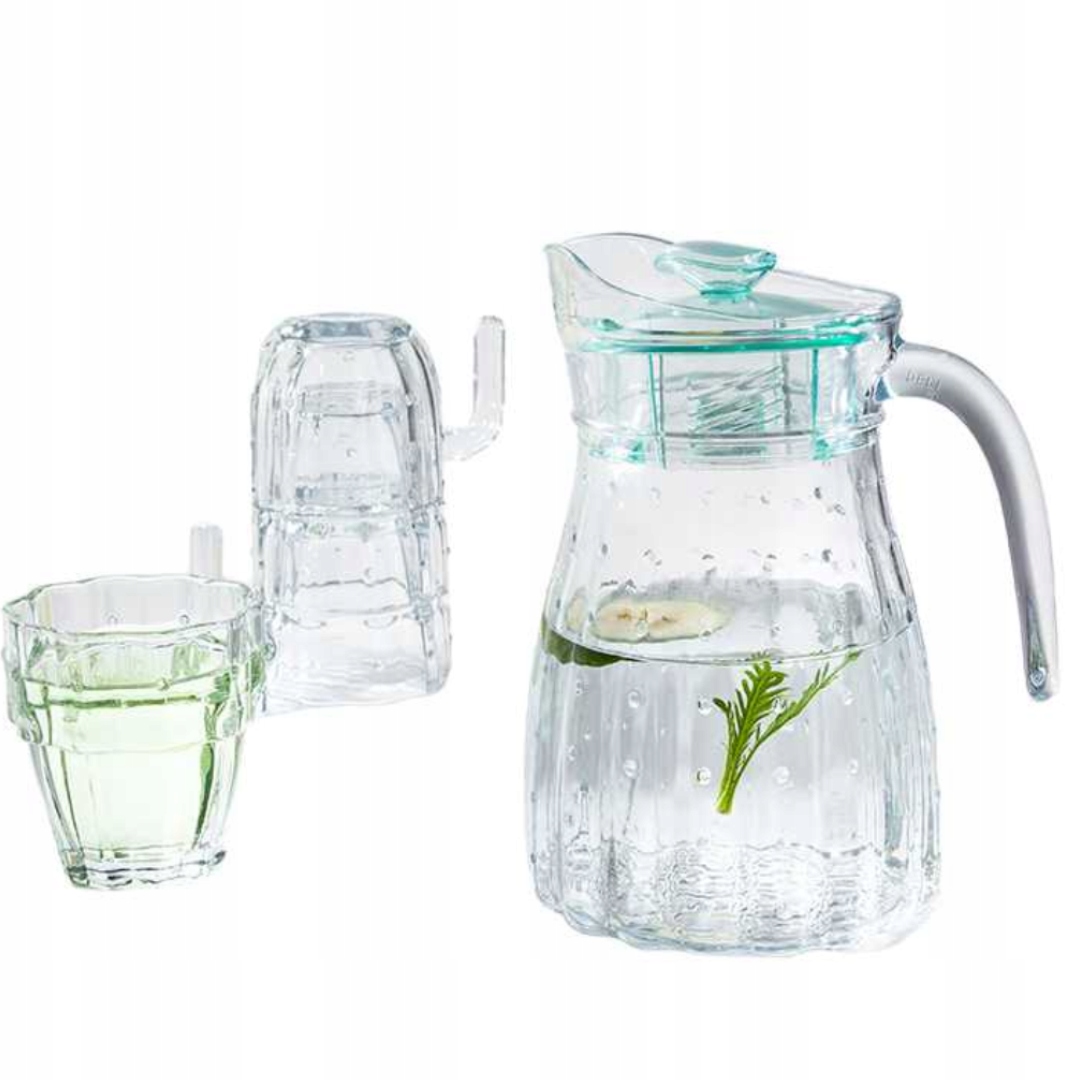 skleneny-dzban-s-uzaverom-a-pohare-s-vzorom-na-vodu-a-limonadu